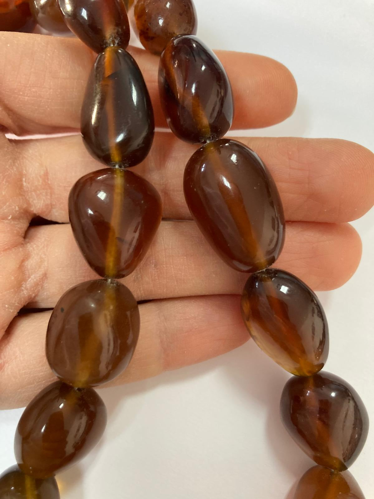 Ambra di sumatra nugget cognac chiaro