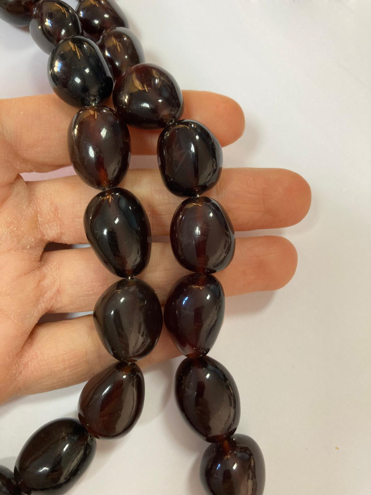 Ambra di sumatra nugget nero