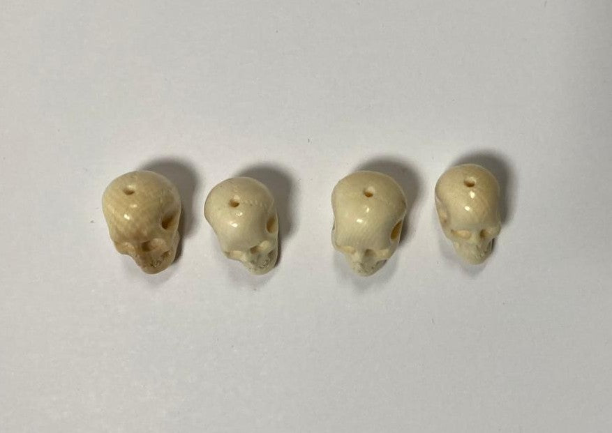 Mammut intagliato, teschi 15mm