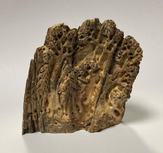 Pezzo decorativo intagliato