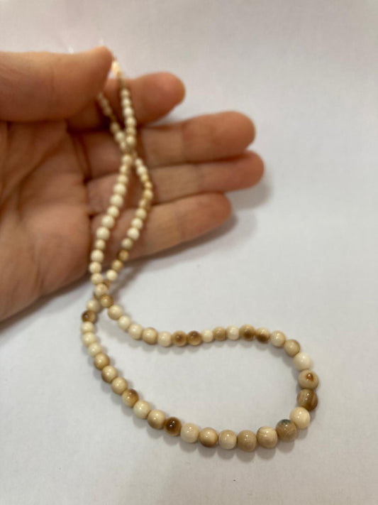 Collana in mammut, gradazione 4/6mm