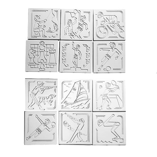 Loghi Sportivi per pantografo piano (tipo 1)