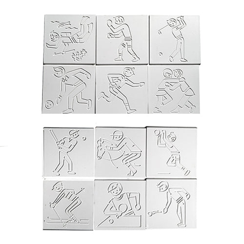 Loghi Sportivi per pantografo piano (tipo 2)