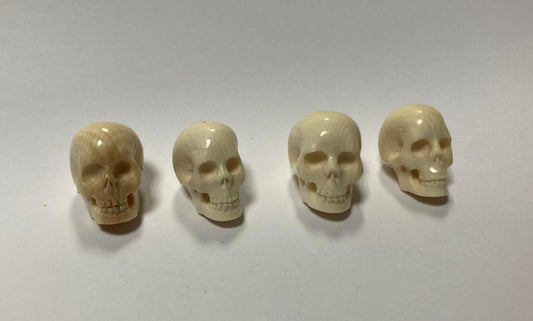 Mammut intagliato, teschi 15mm