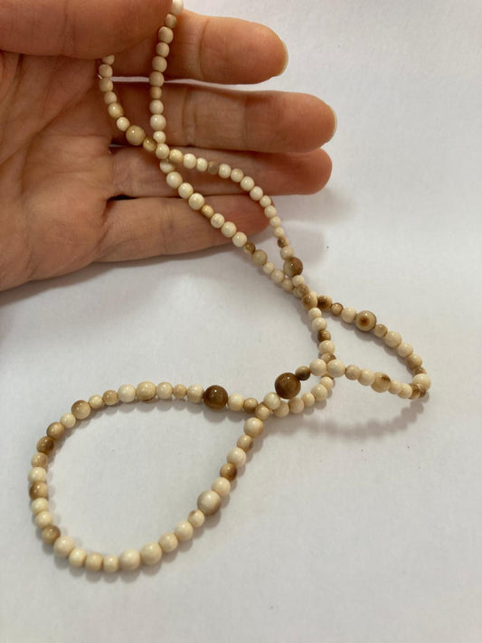 Collana in mammut misure miste, da 4 a 6mm