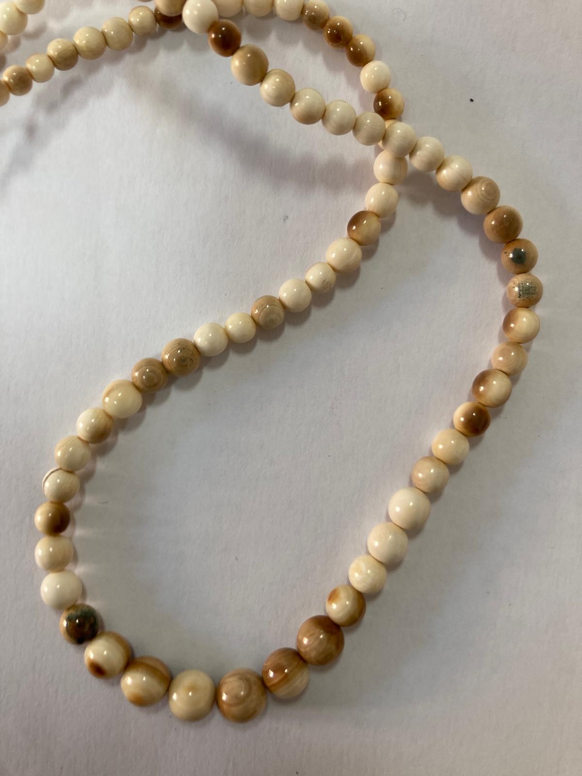 Collana in mammut , gradazone 4/7mm